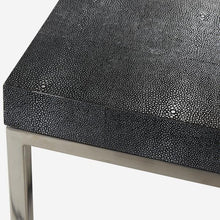 Load image into Gallery viewer, FAY FAUX SHAGREEN CONSOLE TABLE