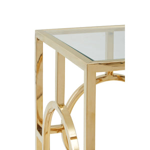 NERO GOLD SIDE TABLE