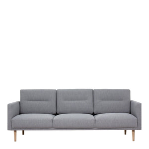 SKANDI 3 SEATER SOFA GREY WITH CHOICE OF LEGS - uniQue Home Furnishing