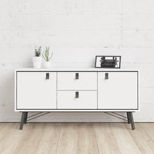 Load image into Gallery viewer, SKANDI SIDEBOARD 2 DOORS + 2 DRAWERS IN MATT WHITE - uniQue Home Furnishing