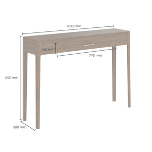 ABBERLEY CONSOLE TABLE - BROWN