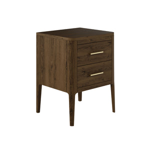 ABBERLEY BEDSIDE TABLE - BROWN