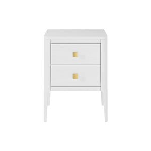 ABBERLEY BEDSIDE TABLE - WHITE