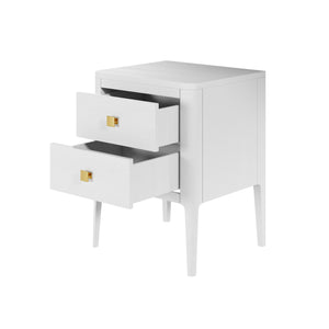ABBERLEY BEDSIDE TABLE - WHITE