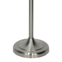 Load image into Gallery viewer, SATIN CHROME FLOOR LAMP &amp; CREAM SHADE