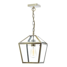 Load image into Gallery viewer, CHURCHILL 1 LIGHT PENDANT ANTIQUE BRASS