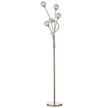 Load image into Gallery viewer, ANTIQUE BRASS FLOOR LAMP WITH 5 LIGHTS
