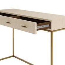 Load image into Gallery viewer, HAMPTON IVORY SHAGREEN CONSOLE TABLE