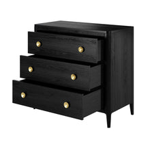 Load image into Gallery viewer, ABBERLEY CHEST OF DRAWERS - BLACK