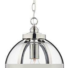 Load image into Gallery viewer, PENDANT LIGHT LANTERN POLISHED NICKEL