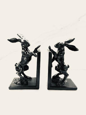 BOXING HARES BOOKENDS PAIR - uniQue Home Furnishing