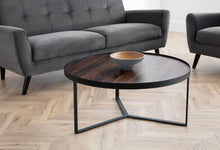 Load image into Gallery viewer, LOFT COFFEE TABLE WITH WALNUT EFFECT TOP