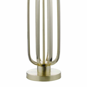 RETRO LOOK BRASS TABLE LAMP WITH SHADE