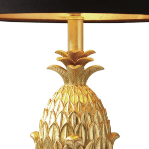 GOLDEN PINEAPPLE TABLE LAMP & SHADE
