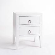 Load image into Gallery viewer, CHERITON BEDSIDE TABLE WITH 2 DRAWERS