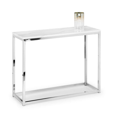 SCALA CONSOLE TABLE WITH MARBLE EFFECT TOP