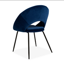 Load image into Gallery viewer, BLUE OPEN BACK DINING CHAIR x 2 - uniQue Home Furnishing