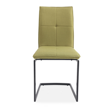 Load image into Gallery viewer, YELLOW CANTILEVER UPHOLSTERED DINING CHAIRS X 2 - uniQue Home Furnishing