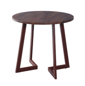 BALI WALNUT ROUND DINING TABLE - uniQue Home Furnishing