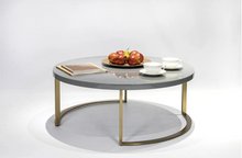 Load image into Gallery viewer, LOMENTA GREY LACQUER TOP COFFEE TABLE - uniQue Home Furnishing