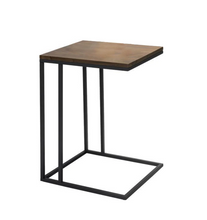 Load image into Gallery viewer, DECOR WALNUT SIDE TABLE - uniQue Home Furnishing