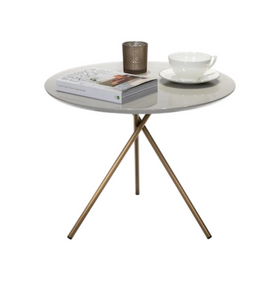 ROUND DISCUS SIDE TABLE - uniQue Home Furnishing