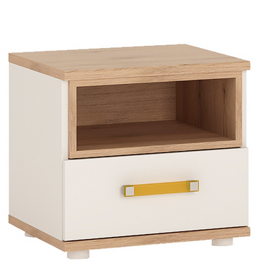 CHILDRENS BEDSIDE CABINET WITH ONE DRAWER AND HANDLE - uniQue Home Furnishing