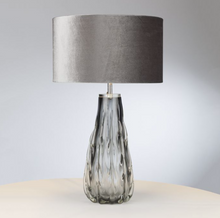 Load image into Gallery viewer, SMOKED GLASS TABLE LAMP BASE