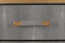 Load image into Gallery viewer, HALSTOCK SHAGREEN BEDSIDE TABLE
