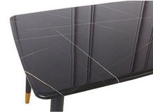 Load image into Gallery viewer, ALEXANDER BLACK MARBLE DINING TABLE