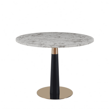 WHITE MARBLE LUXURY ROUND DINING TABLE