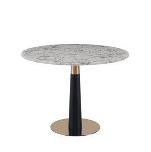 WHITE MARBLE LUXURY ROUND DINING TABLE