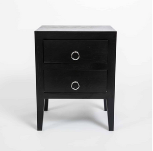 CHERITON BEDSIDE TABLE WITH 2 DRAWERS