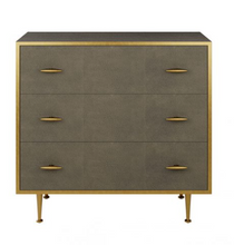Load image into Gallery viewer, HAMPTON GREY SHAGREEN CHEST OF DRAWERS