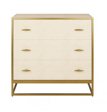Load image into Gallery viewer, HAMPTON IVORY SHAGREEN CHEST OF DRAWERS
