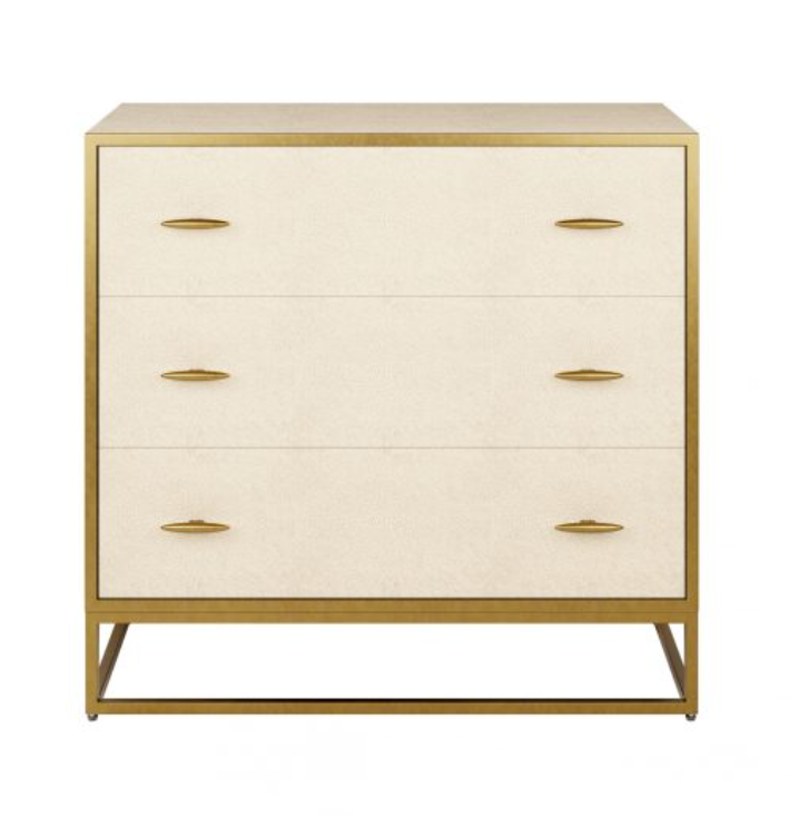 Ivory shagreen dresser deals