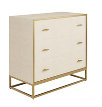 Load image into Gallery viewer, HAMPTON IVORY SHAGREEN CHEST OF DRAWERS