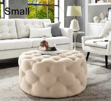 Load image into Gallery viewer, DEEP BUTTONED VELVET OTTOMAN COFFEE TABLE