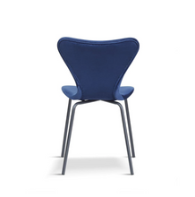 Load image into Gallery viewer, MODERN STACKABLE DINING CHAIRS WITH BLACK LEGS x 2