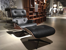 Load image into Gallery viewer, EAMES STYLE LOUNGE CHAIR AND OTTOMAN
