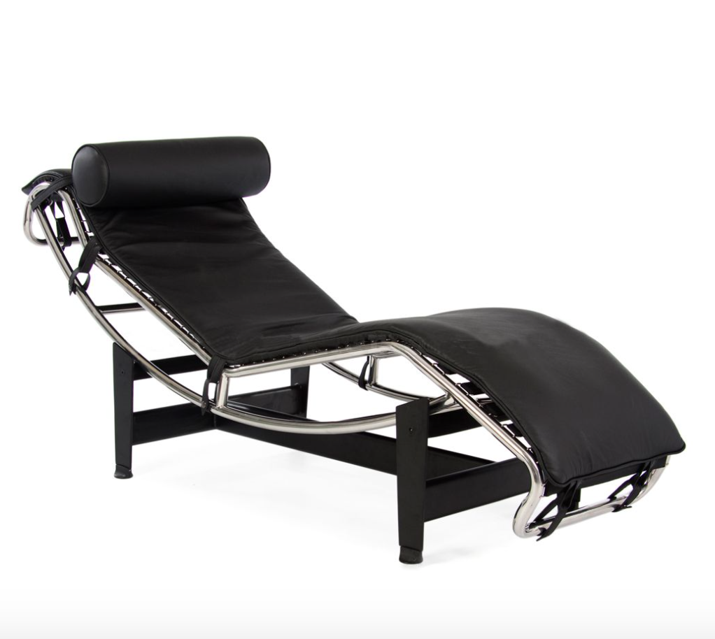 LE CORBUSIER STYLE CHAISE LOUNGE