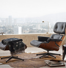 Load image into Gallery viewer, EAMES STYLE LOUNGE CHAIR AND OTTOMAN