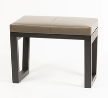 Load image into Gallery viewer, ARLINGTON STOOL GREY LIZARD LEATHER