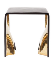 Load image into Gallery viewer, ARCO BRONZE STOOL BY ECCO TRADING