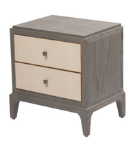 Load image into Gallery viewer, ASTOR BEDSIDE TABLE SMALL SHAGREEN DRAWERS