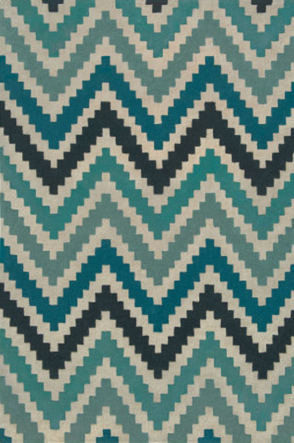 SCALA TEAL HAND TUFTED RUG - uniQue Home Furnishing