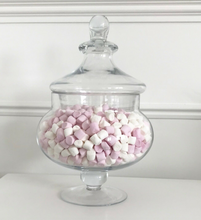 Load image into Gallery viewer, LARGE SQUAT GLASS BONBON JAR - uniQue Home Furnishing