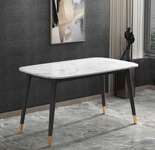 Load image into Gallery viewer, WHITE MARBLE DINING TABLE - uniQue Home Furnishing