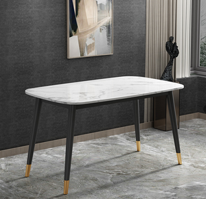 WHITE MARBLE DINING TABLE - uniQue Home Furnishing
