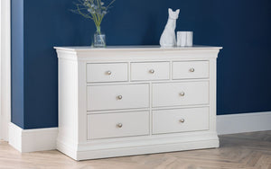CLERMONT CHEST OF DRAWERS WHITE
